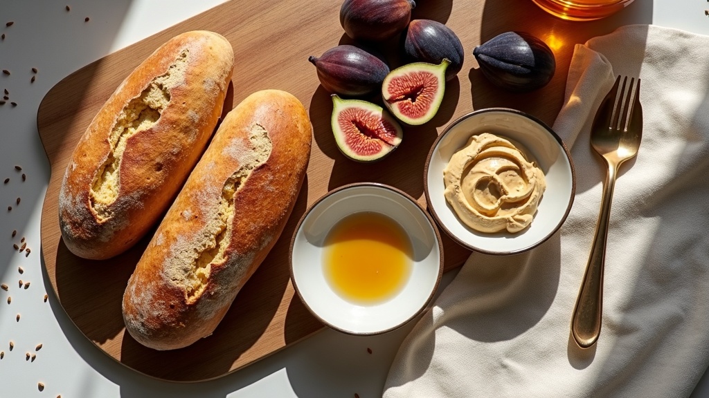 Mediterranean table with Sésara tahini